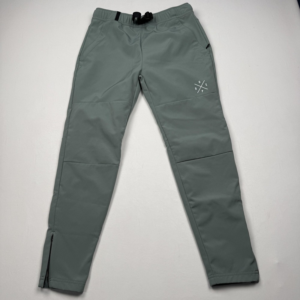 Dope Snow Pants Womens Small Green Nomad Softshell Fleece Lined Stretch Ski